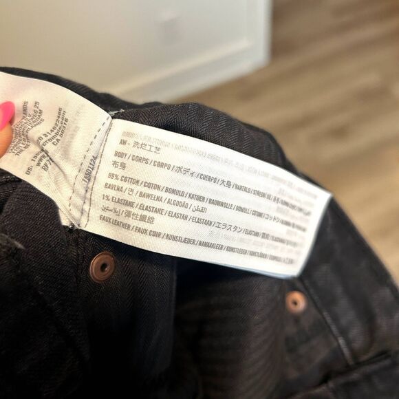 Abercrombie & Fitch Pants Curve Love The '90s Straight Ultra High Rise 10 Short - Picture 12 of 13